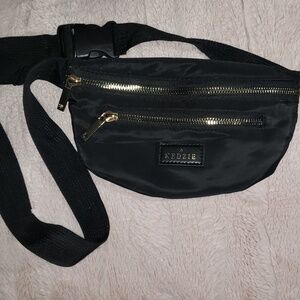 Kedzie Black Nylon Waist Bag/ Fanny Pack- Used Once